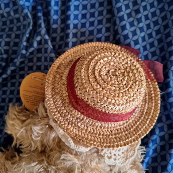 Rosie Brass Button Collectibles bear - Picture 8 of 10